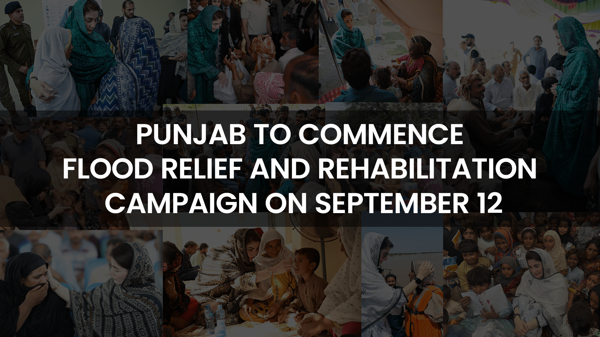 Punjab to Commence Flood Relief and Rehabilitation Campaign on September 12